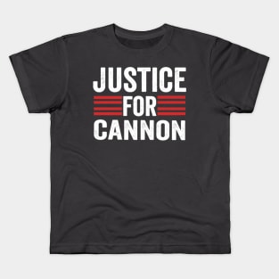 justice for cannon shirt Kids T-Shirt